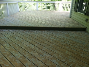 Deck in Wilton ~ Before